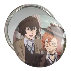 آینه جیبی خندالو مدل دازای اوسامو انیمه سگ های ولگرد بانگو  کد 13674