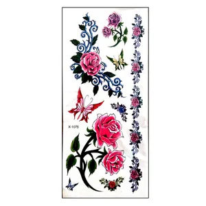 تتو موقت طرح گل کد 1080