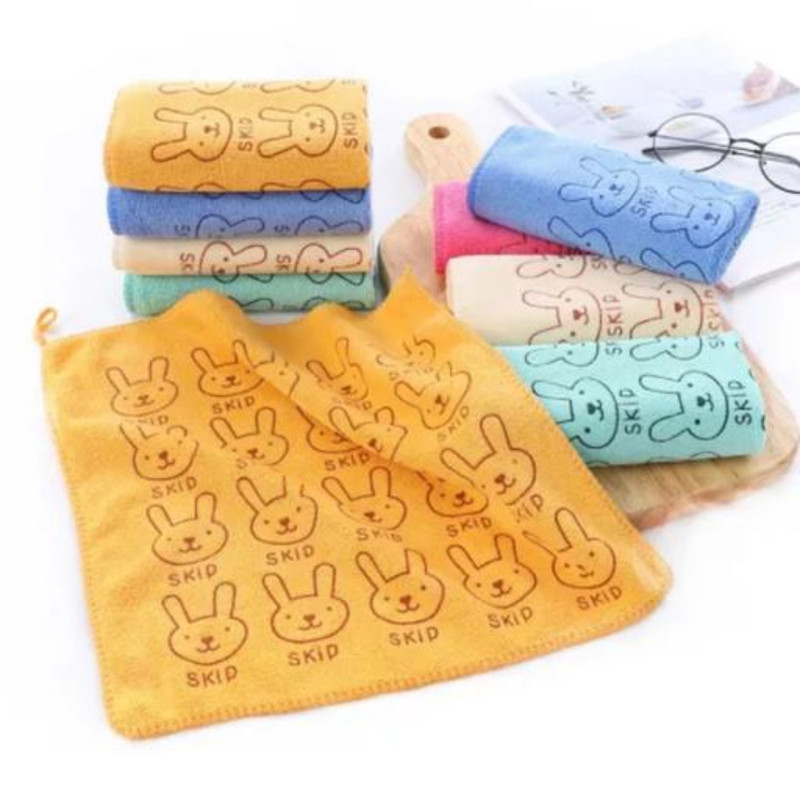 دستمال آشپزخانه مدل چهار خرگوش مجموعه 4 عددی