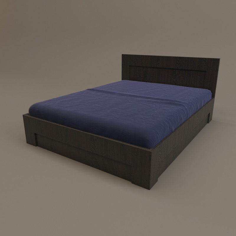 تخت خواب دو نفره اعیان مدل FH303 سایز 160x200 سانتی متر
