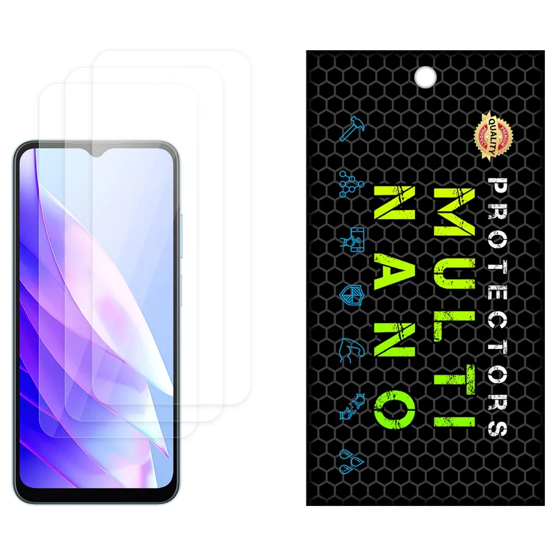 محافظ صفحه نمایش مولتی نانو مدل X-S3N مناسب برای گوشی موبایل بلک ویو A52 بسته سه عددی