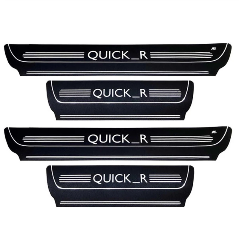 برچسب پارکابی خودرو کد s12 مناسب برای  کوئیک آر مجموعه 4 عددی