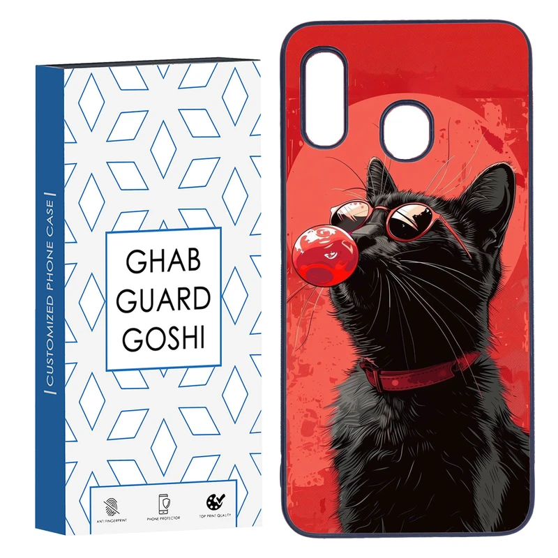 کاور قاب گارد گوشی طرح گربه کد TPU-296 مناسب برای گوشی موبایل سامسونگ Galaxy A30 / A20