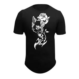 پولوشرت آستین کوتاه مردانه مدل گرگ و گل B22