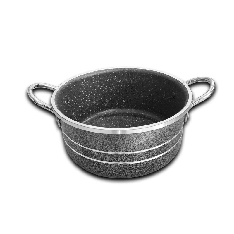 قابلمه گرانیتی فریال مدل در شیشه ای سایز 18