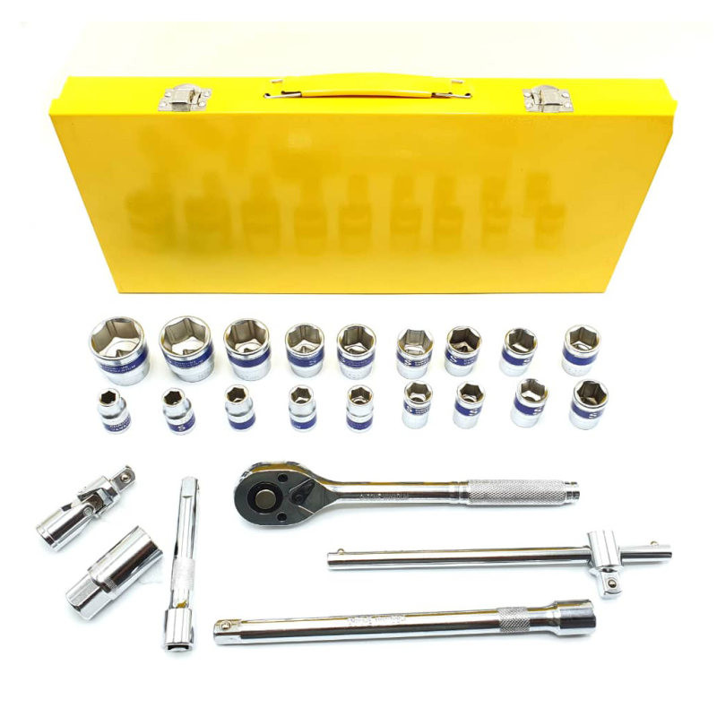 جعبه آچار بکس مدل CHROME_VANADIUM مجموعه 24 عددی