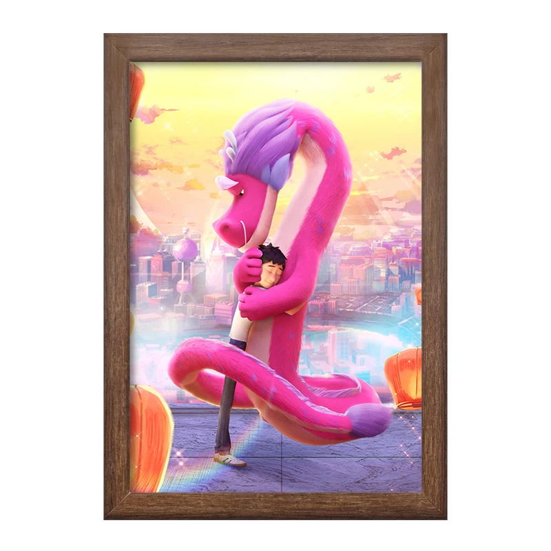 تابلو خندالو طرح اژدهای آرزو Wish Dragon  کد 4776