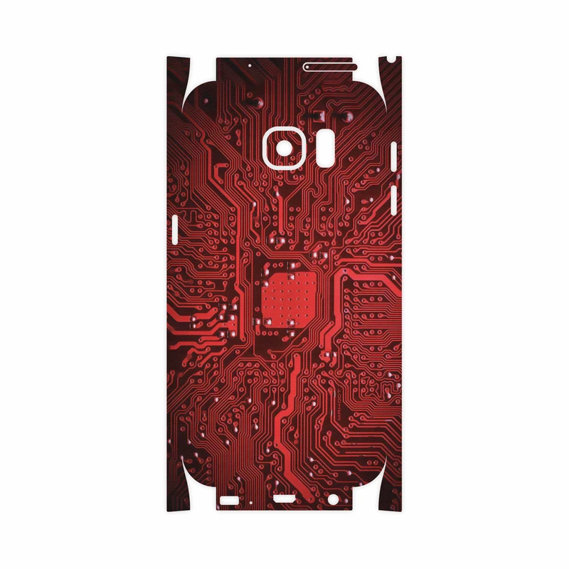 برچسب پوششی ماهوت مدل Red Printed Circuit Board-FullSkin مناسب برای گوشی موبایل سامسونگ Galaxy S7