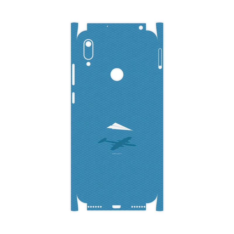 برچسب پوششی ماهوت مدل Minimal Paper Airplane-FullSkin مناسب برای گوشی موبایل هوآوی Y6 Prime 2019