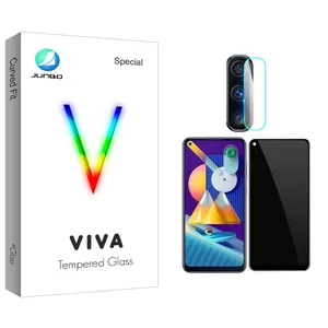Junbo Viva Glass Privacy Screen Protector For Samsung Galaxy M11 With Camera Lens Protector