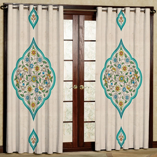 پرده مدل مخمل پانچی کد 6655 سایز 280x140 سانتی متر