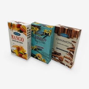 عود الاس مدل آبشاری رایحه انبه و وانیل و دارچین بسته 30 عددی