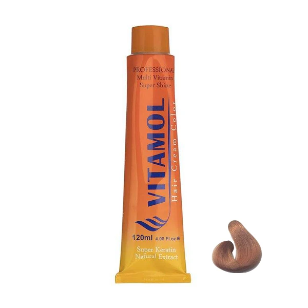 رنگ مو ویتامول شماره 458.11 حجم 120 میلی لیتر رنگ شکرقهوه ای 