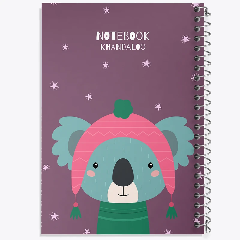 دفتر مشق 100 برگ خندالو طرح کوآلا بامزه کد N1552