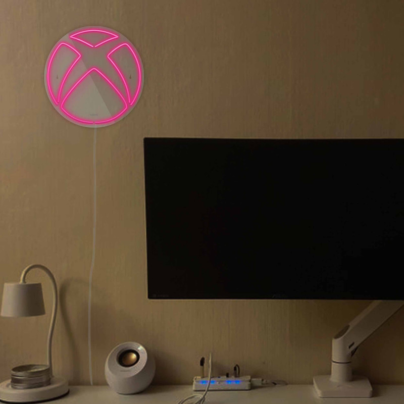 چراغ دیواری نئون دیزاین طرح Xbox-GL_PN