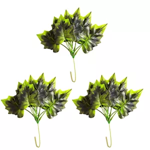 گل مصنوعی مدل بوته آکا برگ لوبیا مجموعه 3 عددی