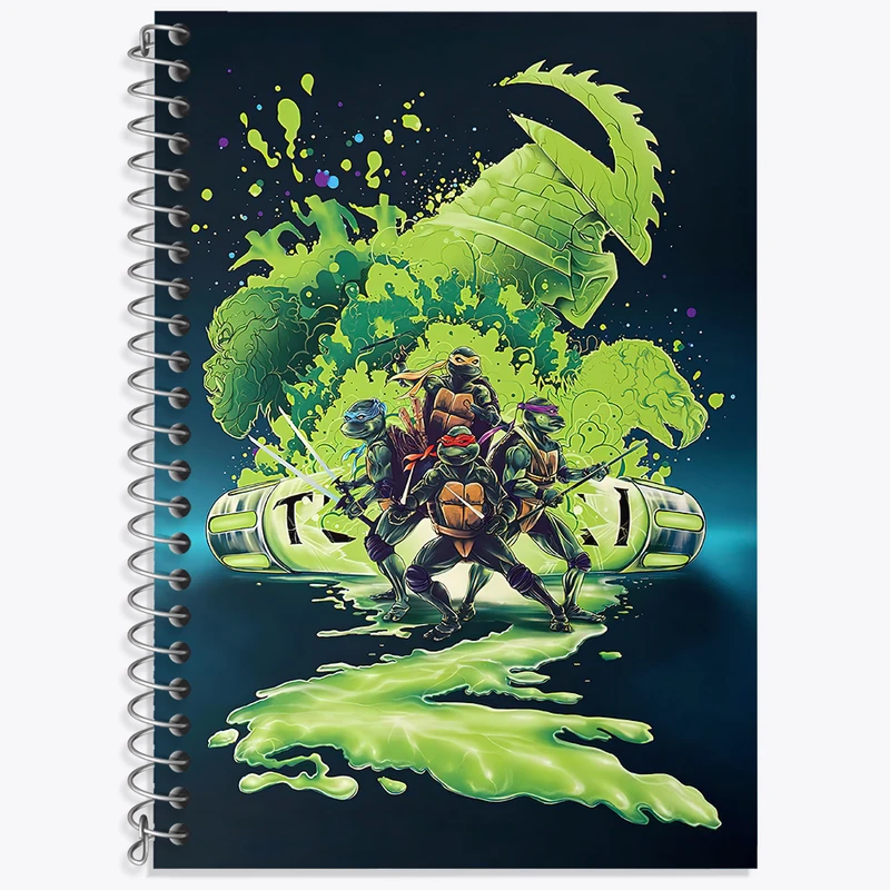 دفتر نت موسیقی 50 برگ خندالو طرح لاکپشت های نینجا کد N4942