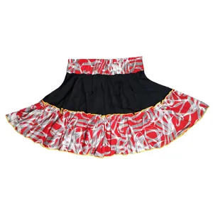 دامن زنانه مدل نخی کوتاه تمام کلوش کد 25