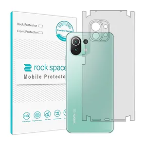 Transparent Rockspace HyGEL model phone back protector suitable for Xiaomi Mi 11 Lite 5G mobile phone