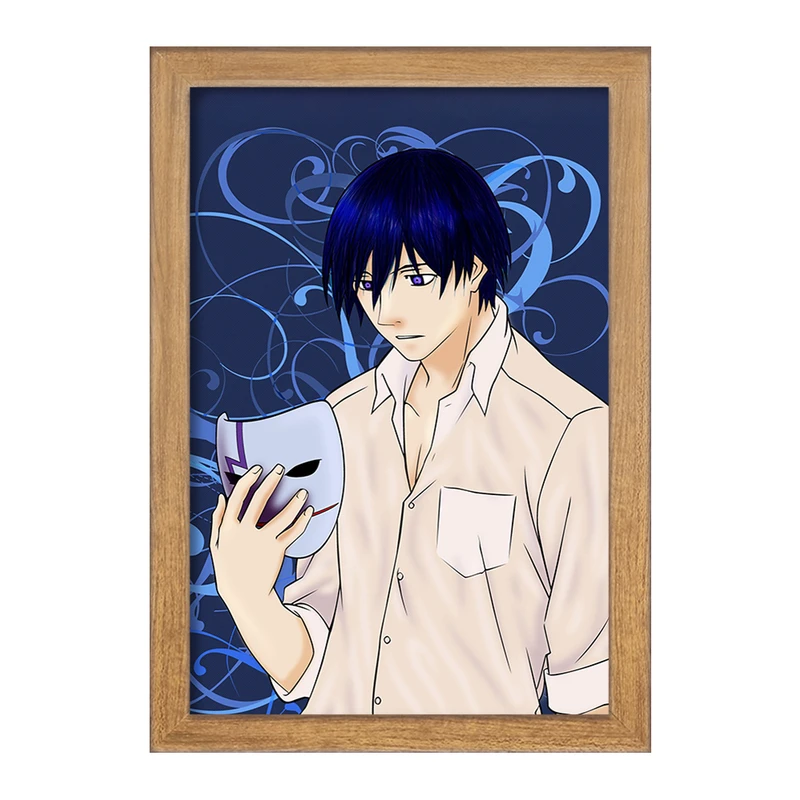 تابلو خندالو مدل هی انیمه تاریک تر از سیاهی Darker Than Black  کد 22556