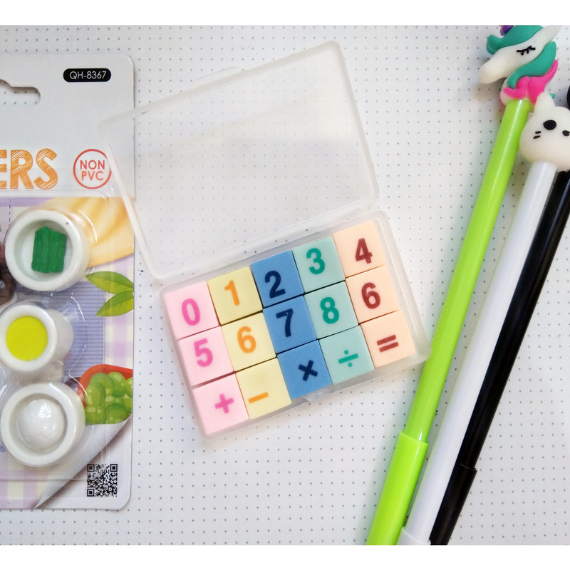 پاک کن مدل اعداد و علامت رياضي کد 377 مجموعه 15 عددي