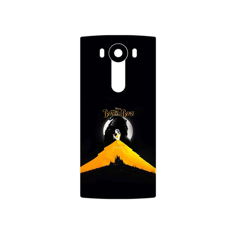 برچسب پوششی ماهوت مدل Beauty and the Beast مناسب برای گوشی موبایل ال جی V10