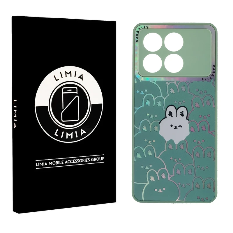 کاور لیمیا مدل فانتزی لنزدار طرح عروسکی شبرنگی مناسب گوشی موبایل شیائومی Redmi Poco X6 Pro