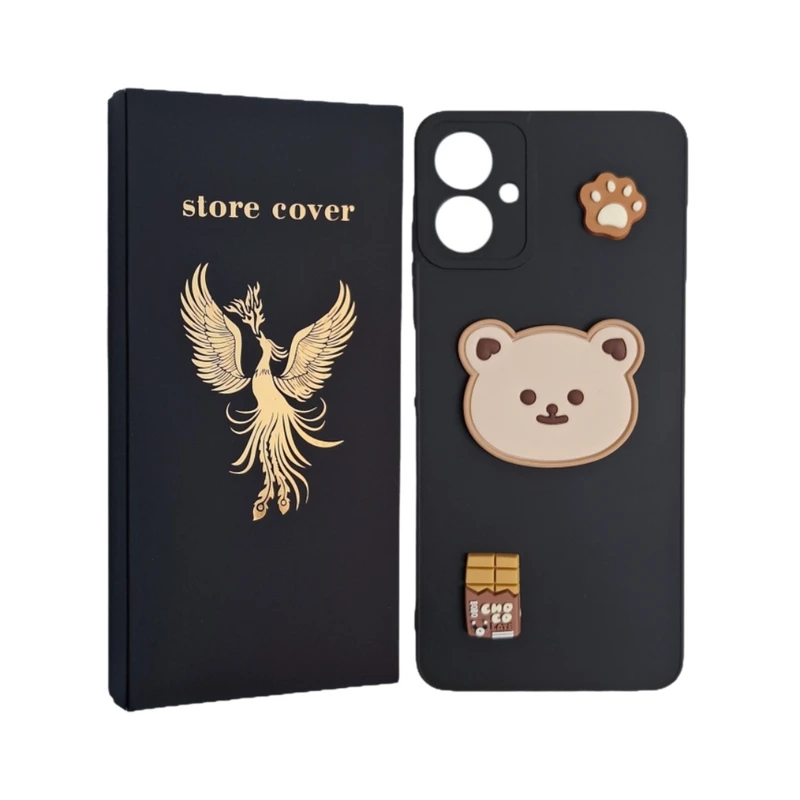 کاور استور کاور طرح عروسک برجسته مدل a06 مناسب برای گوشی موبایل سامسونگ Galaxy A06 / A06S