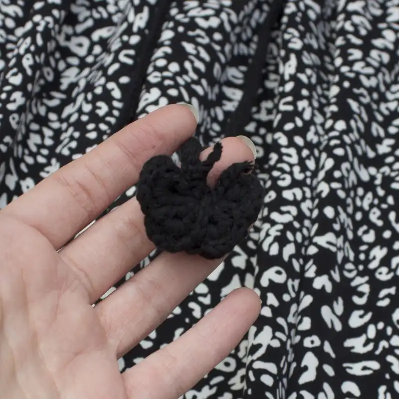 دامن زنانه مدل پرچین طرح پلنگی کد B-W