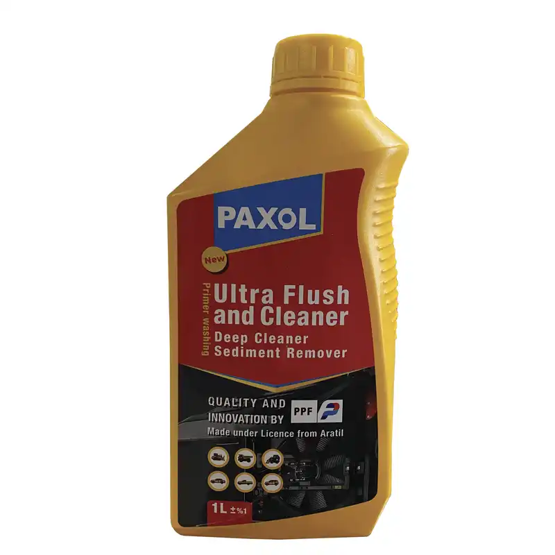 مایع رسوب زدا و شستشوی رادیاتور خودرو پاکسل مدل PZ1 حجم 1000 میلی لیتر