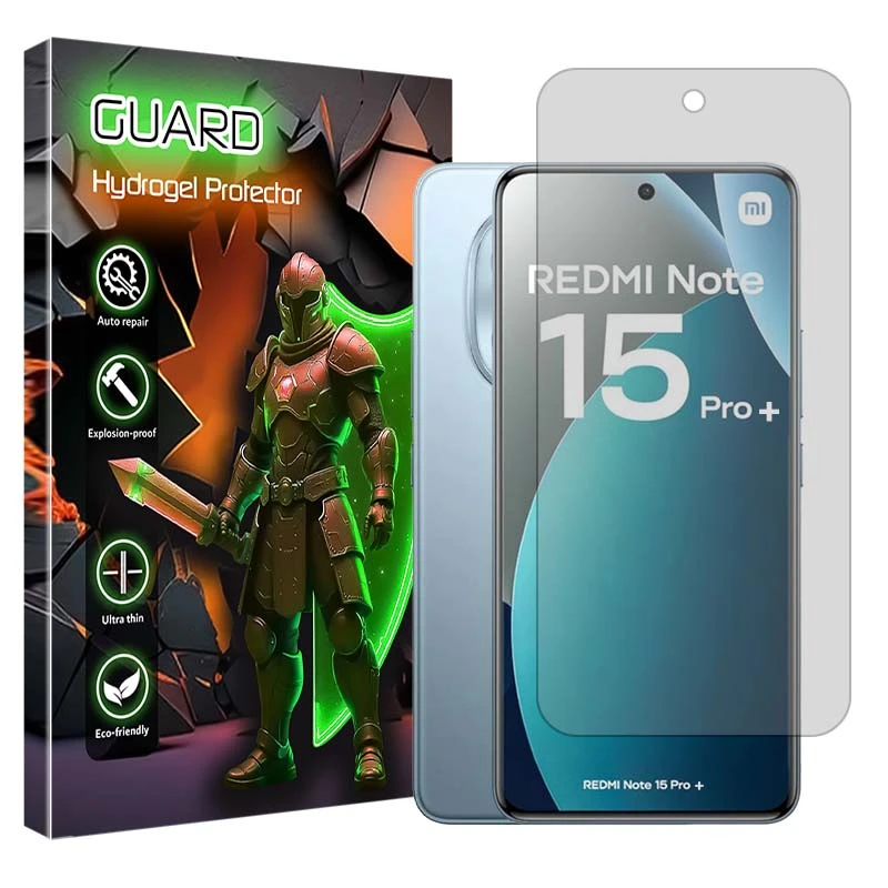 محافظ صفحه نمایش مات گارد مدل هیدروژلی مناسب برای گوشی موبایل شیائومی Redmi Note 15 Pro Plus
