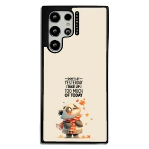 AKAM AMC-WSGS22U-ANIMALS QOUTES-12 Cover For Samsung Galaxy S22 Ultra