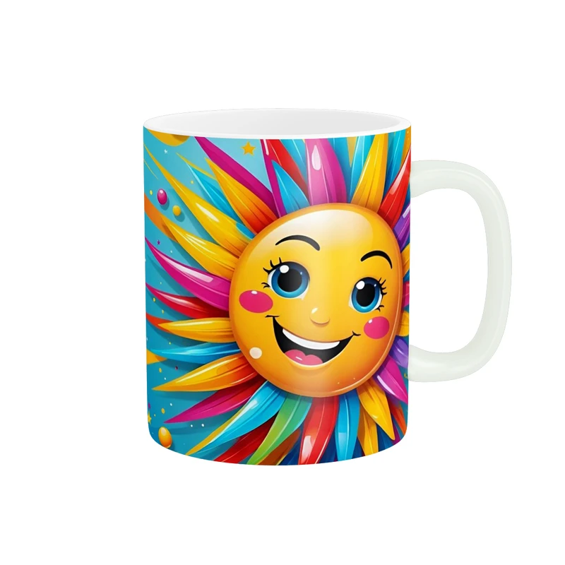 ماگ پاد آفرین طرح خورشید خانم کد 3475