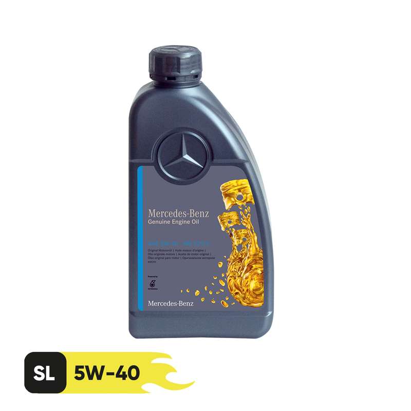 روغن موتور مرسدس بنز مدل 5W-40 SAE حجم 1 لیتر