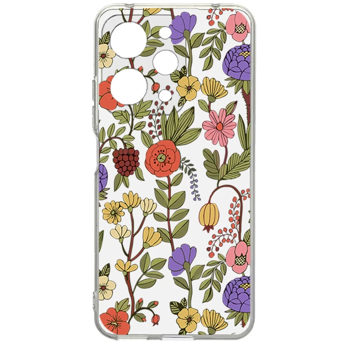 کاور طرح Tiny Flower مناسب برای گوشی موبایل شیائومی Redmi12  