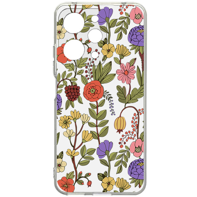 کاور طرح Tiny Flower مناسب برای گوشی موبایل شیائومی Redmi12  