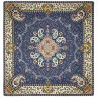 رومیزی ترمه رضایی طرح هامون مدل مربع