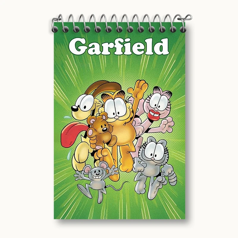 دفتر یادداشت 50 برگ خندالو مدل گارفیلد کد F2108