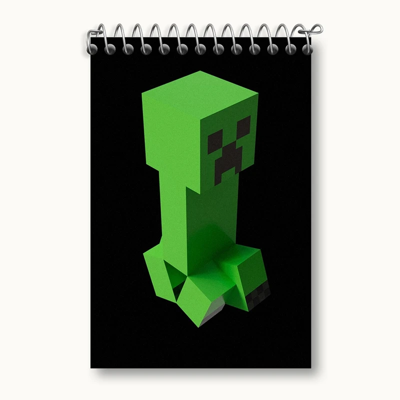 دفتر یادداشت 50 برگ خندالو مدل ماینکرافت (Minecraft) کد F52