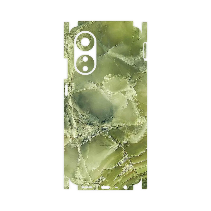برچسب پوششی ماهوت مدل Green_Crystal_Marble-FullSkin مناسب برای گوشی موبایل اپو A78 4G