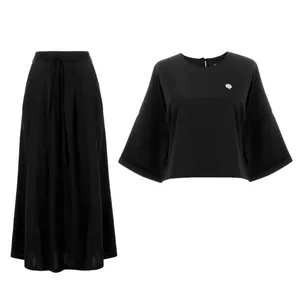 ست بلوز و دامن زنانه بنیس مدل لیزا رنگ مشکی