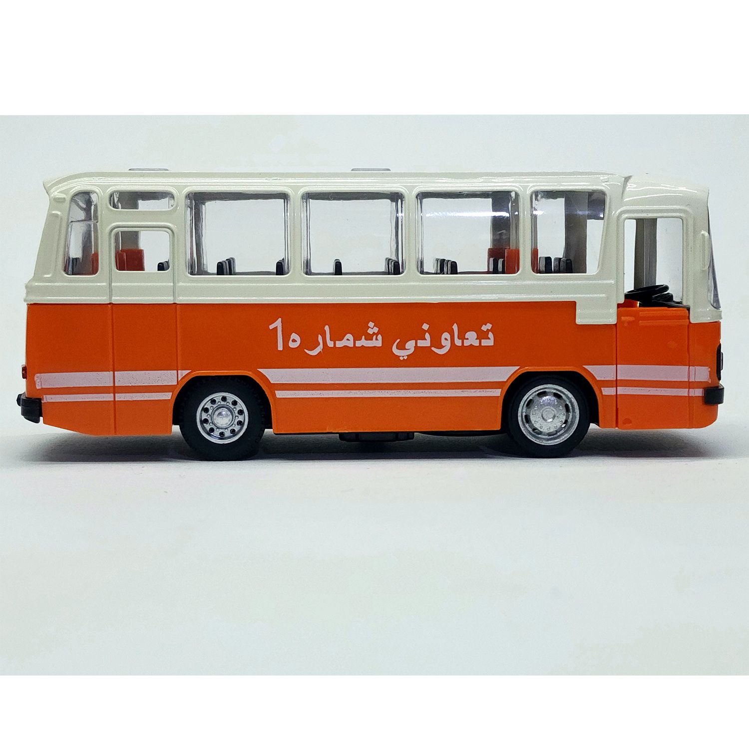  ماشین بازی مدل فلزی اتوبوس طرح بنز قدیم -  - 7
