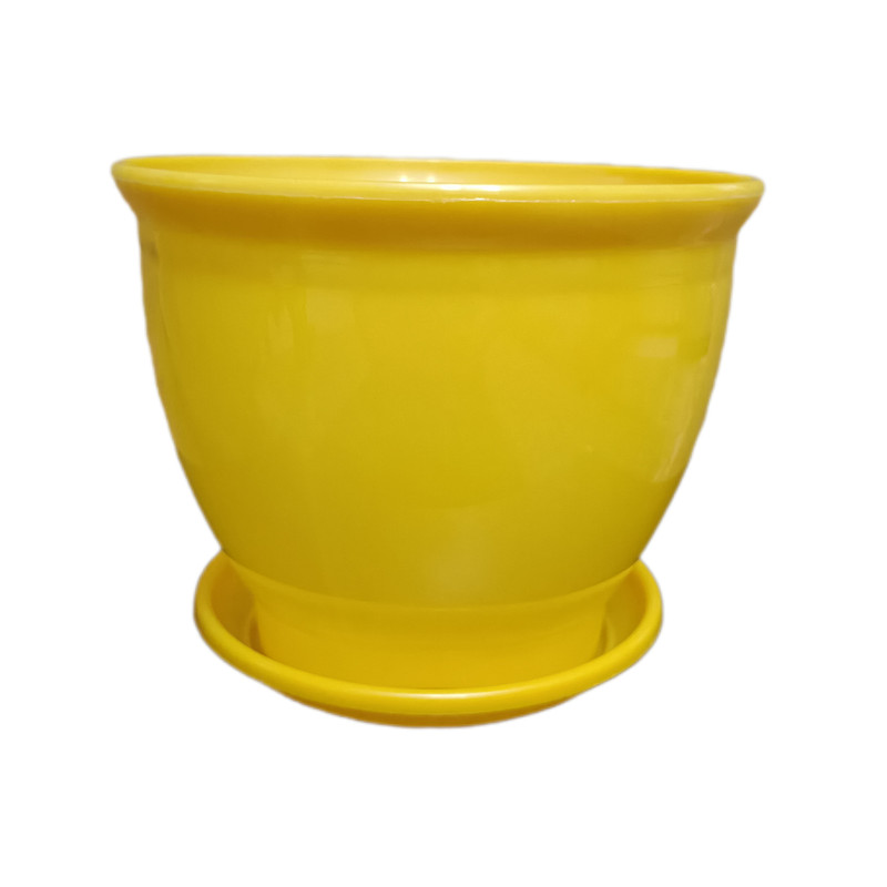 گلدان مدل گرد پلاستیکی کد 17 بسته 12عددی