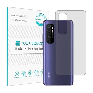 Transparent Rockspace HyGEL model phone back protector suitable for Xiaomi Mi Note 10 Lite mobile phone