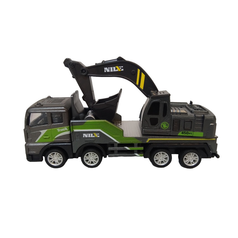 ماشین بازی مدل کامیون طرح بیل مکانیکی کد 127