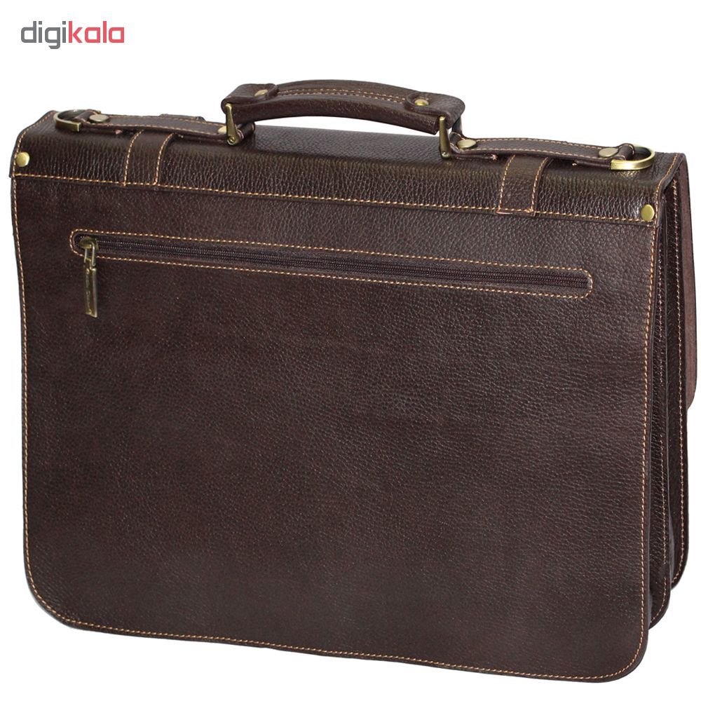 کیف اداری مردانه چرم بارز مدل چرم طبیعی فلوتر کد DL5 -  - 8