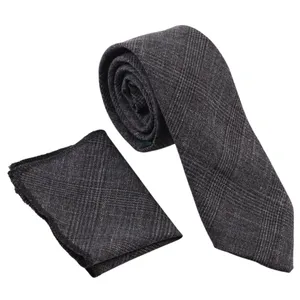  ست کراوات و دستمال جیب مردانه نسن مدل s2