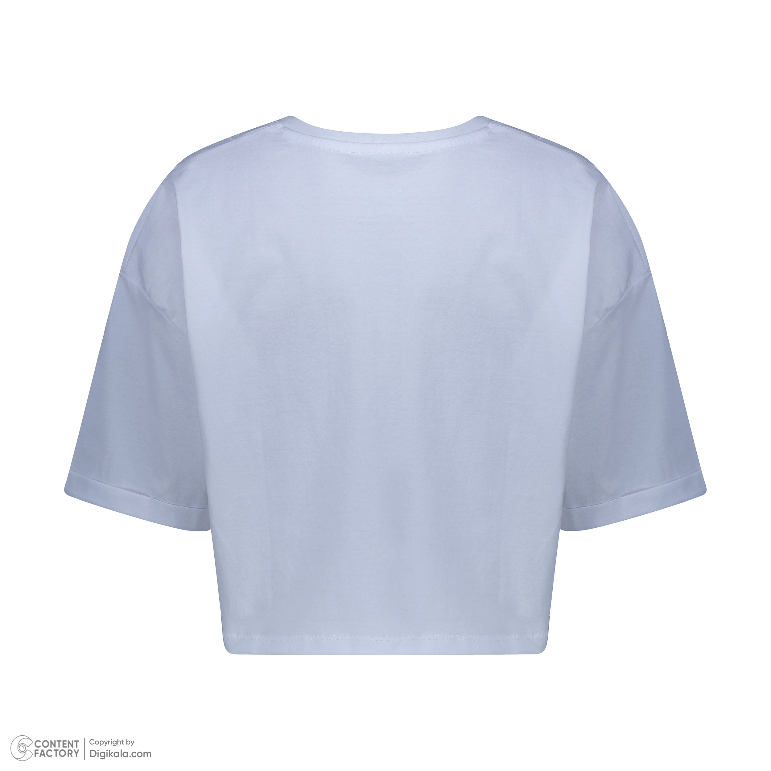 تی شرت آستین کوتاه زنانه نیزل مدل 0693-077 رنگ آبی -  - 5