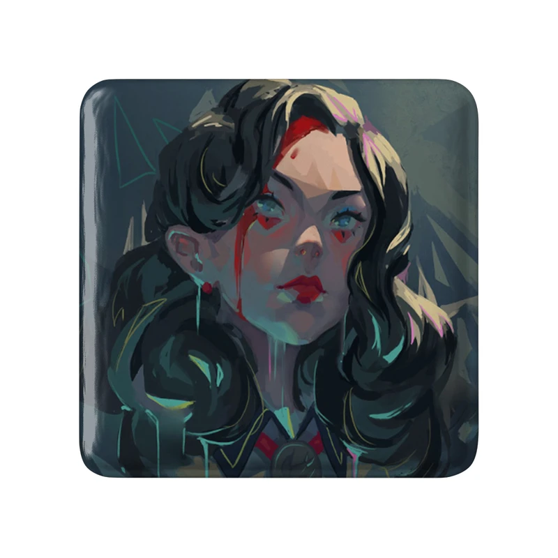 مگنت خندالو طرح بازی بایوشاک (Bioshock) مدل مربعی کد 31365