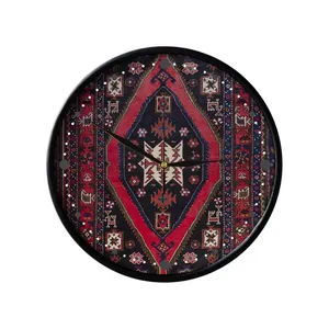 ساعت دیواری مدوپد طرح فرش آوه لچک ترنج مدل C-aveh04